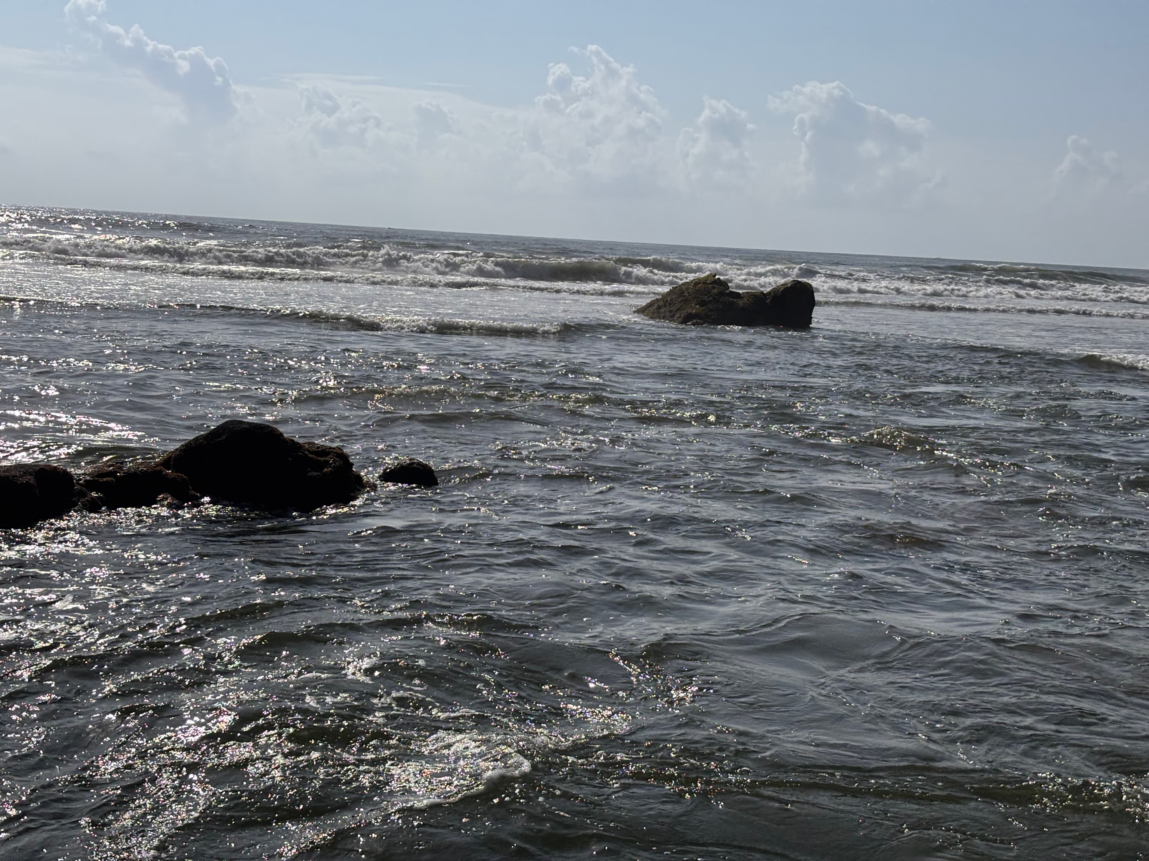 Rocky coastline of Goa