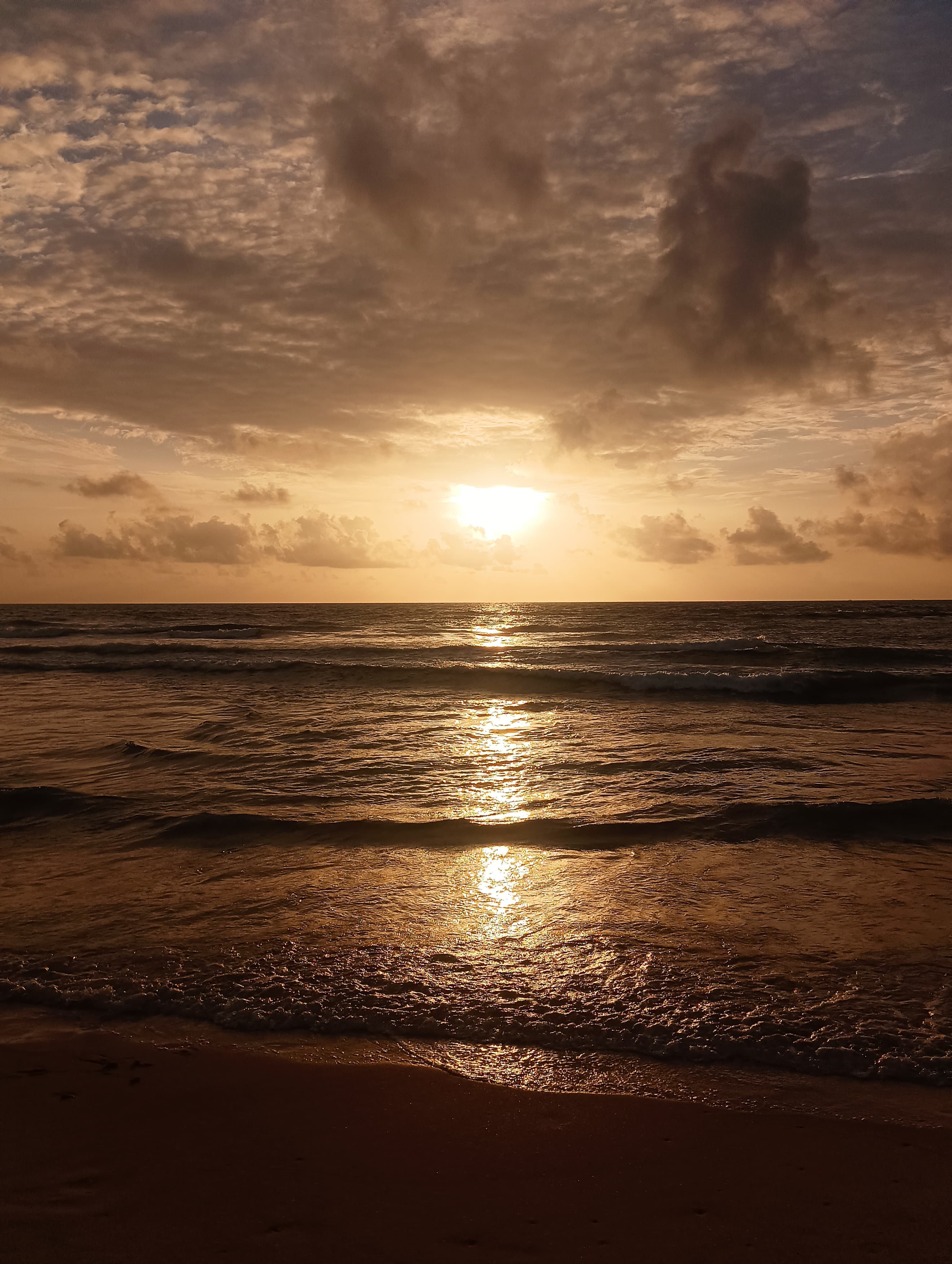 Beautiful sunset in Goa